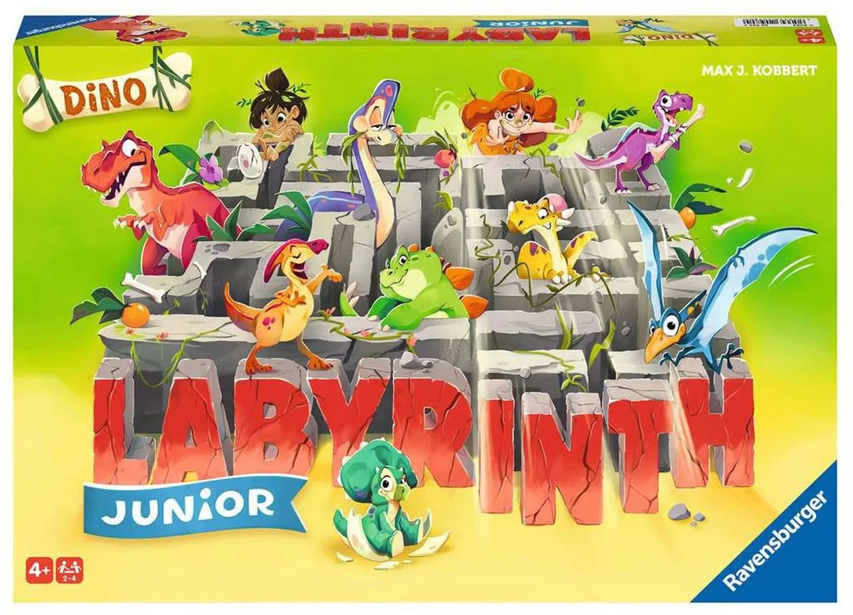 Ravensburger Junior Labyrinth Dino Bordspel - 2-4 Spelers