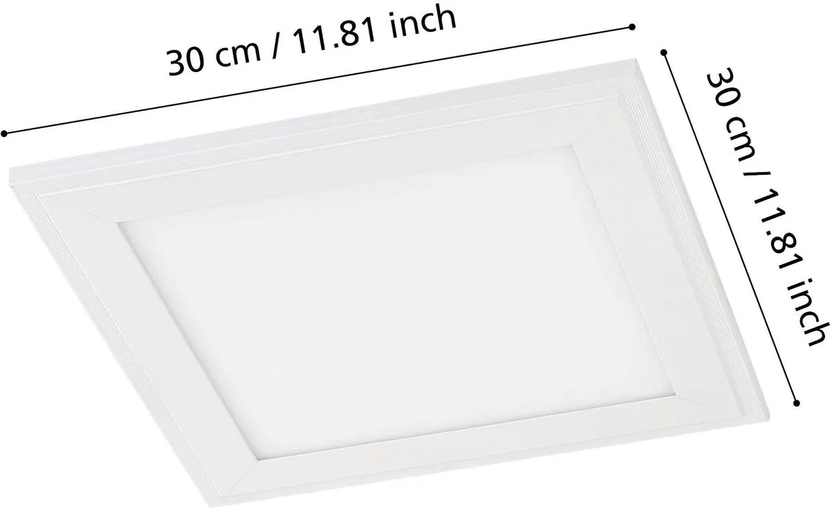Eglo Salobrena 1 LED Plafondlamp Ø21cm - Wit