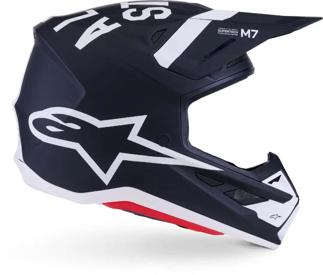Alpinestars S-M7 Dasher Crosshelm XL - Zwart - afbeelding 6 van 6