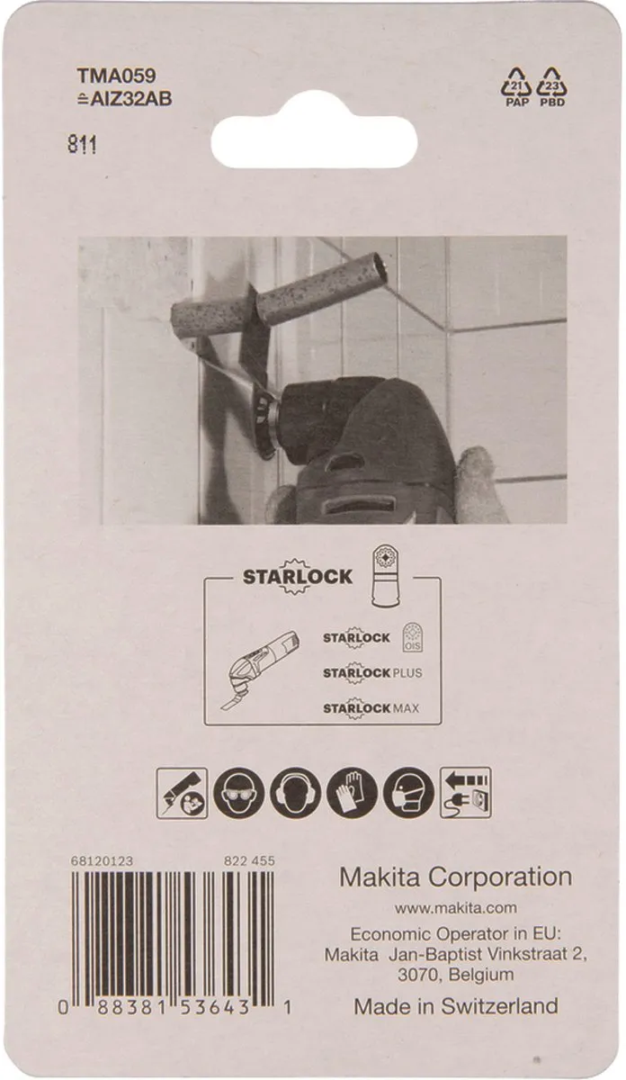 Makita TMA059 Invalzaagblad 32mm Staal