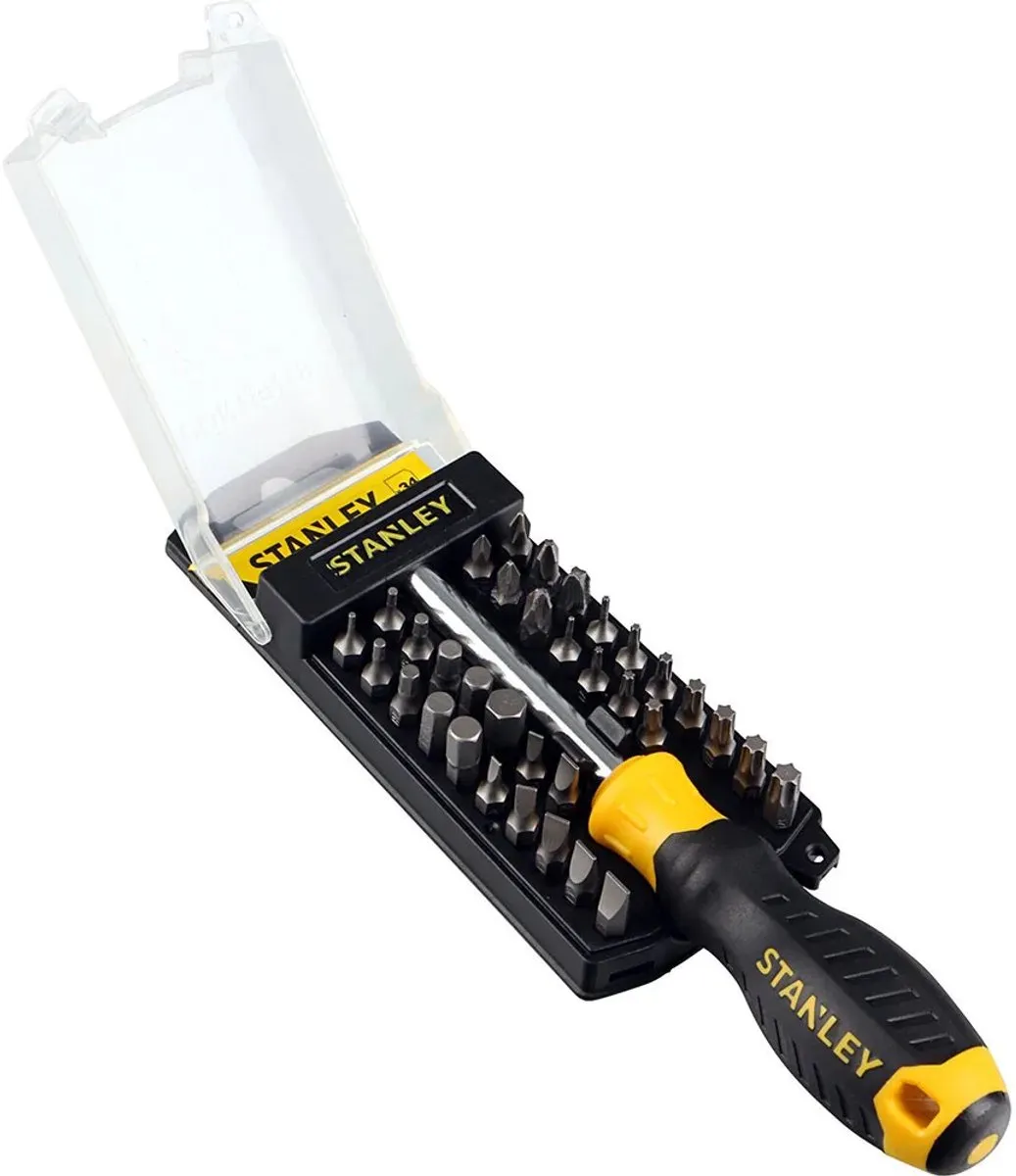 Stanley Multibit Schroevendraaierset STHT0-70885 - 35-delig - Zwart/Geel