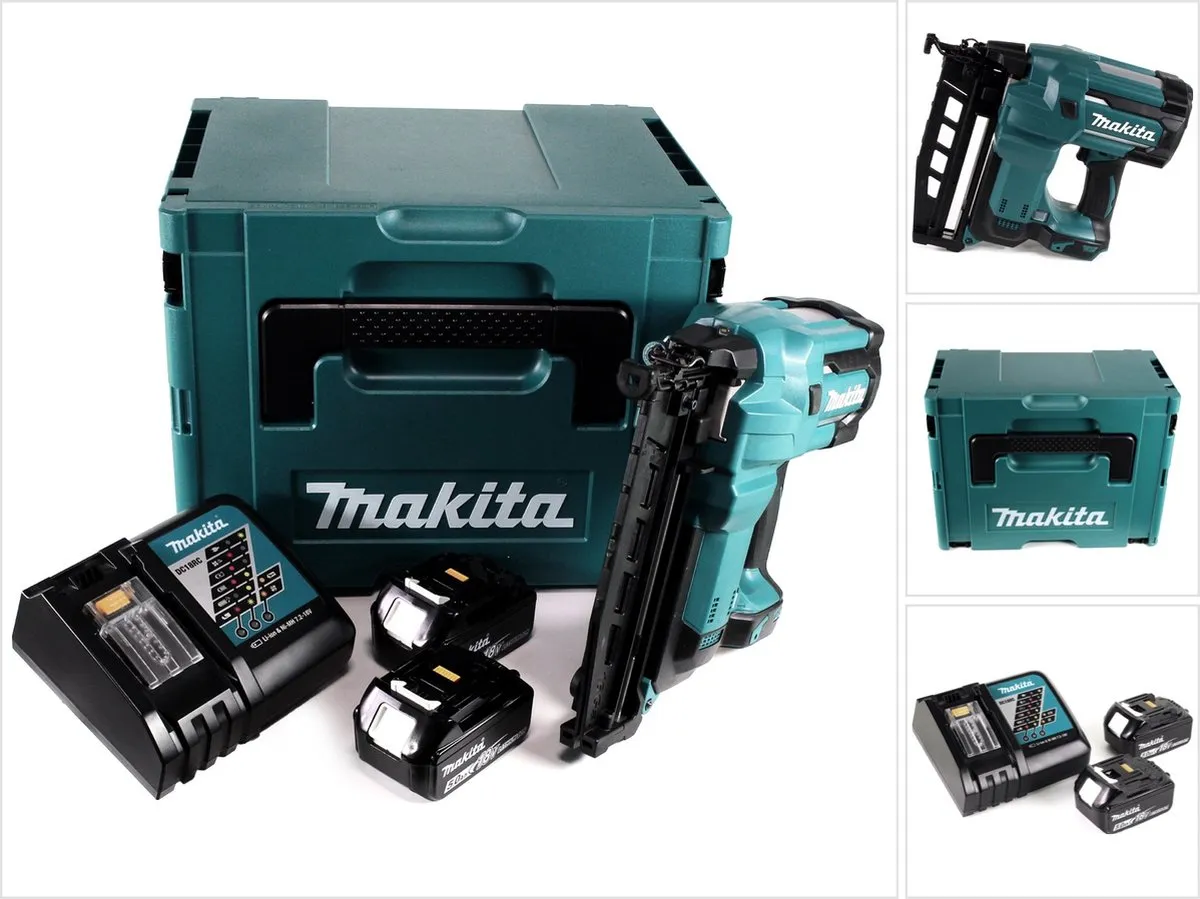 Makita DBN600RTJ Brad Tacker 18V - 2x 5.0Ah