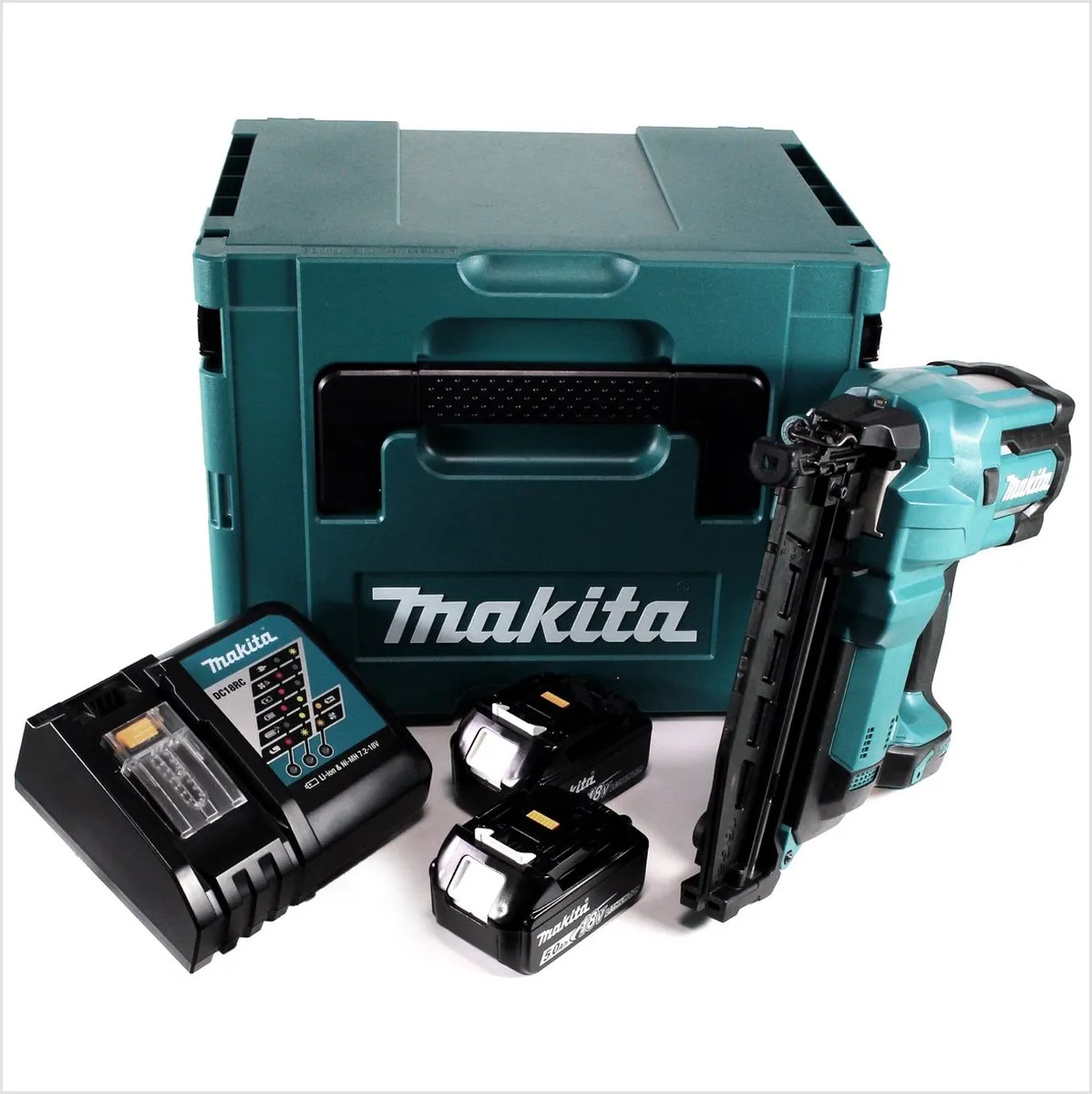 Makita DBN600RTJ Brad Tacker 18V - 2x 5.0Ah - afbeelding 6 van 6