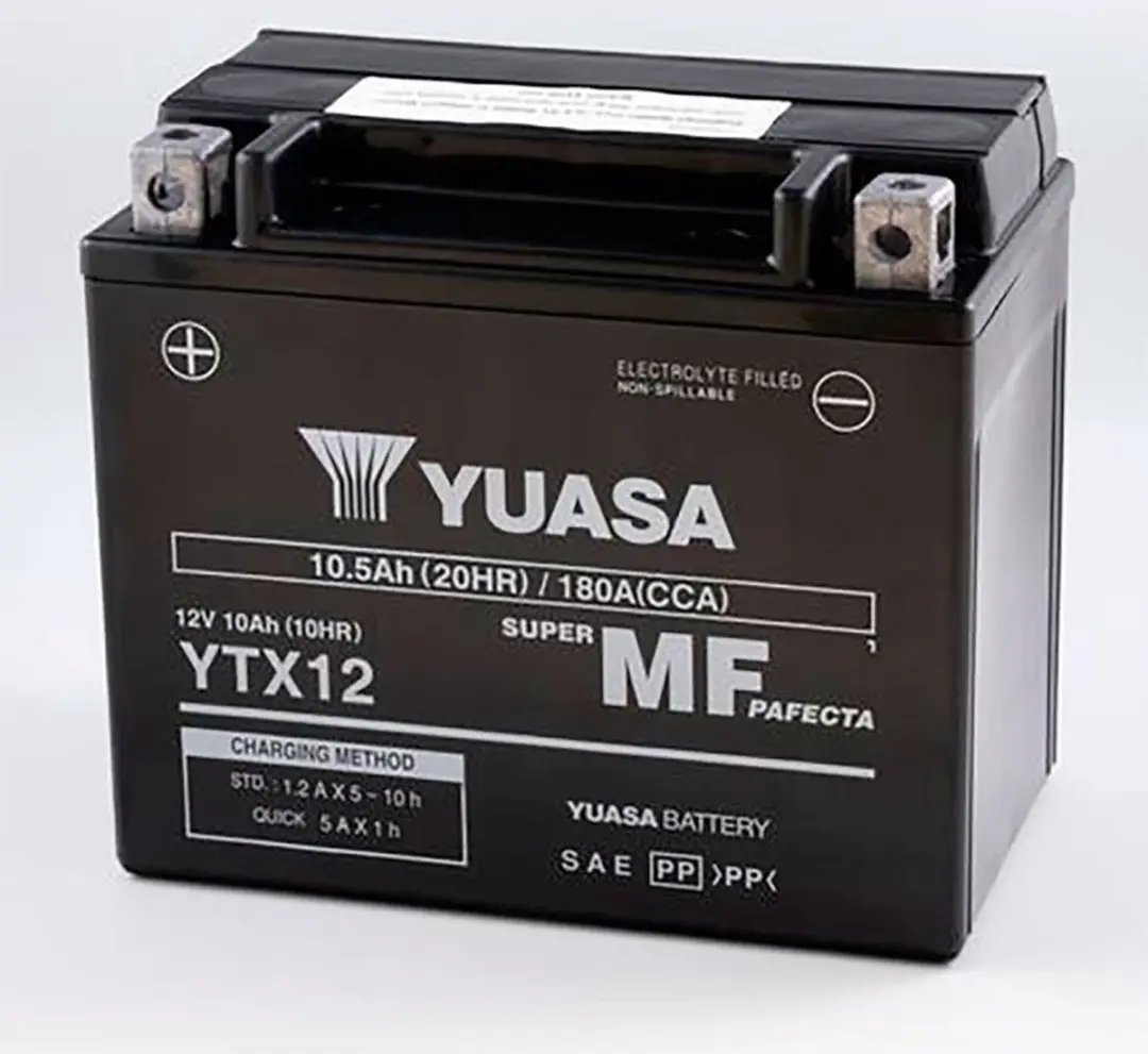 Yuasa YTX12 FA AGM Accu 12V 10Ah - Aprilia