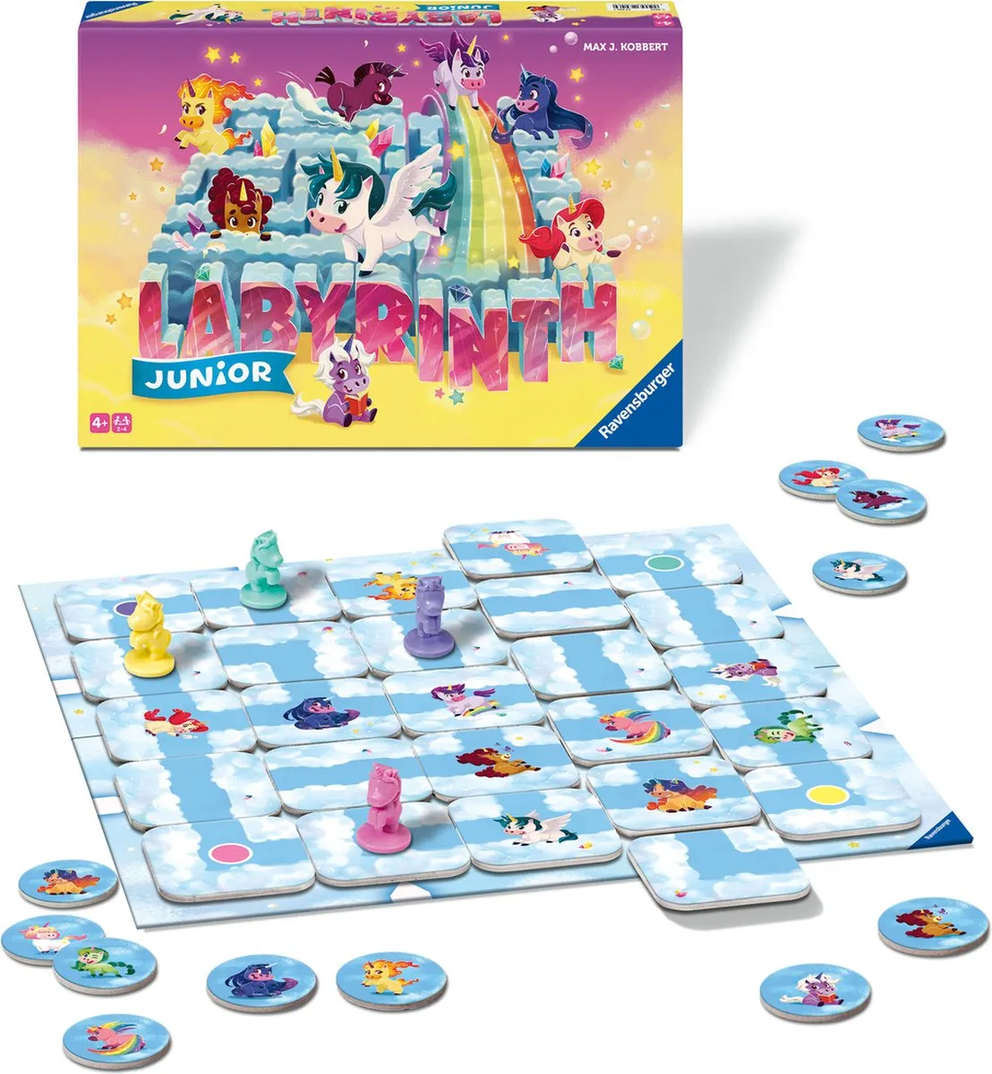 Ravensburger Junior Labyrinth Unicorn Bordspel 2-4 Spelers
