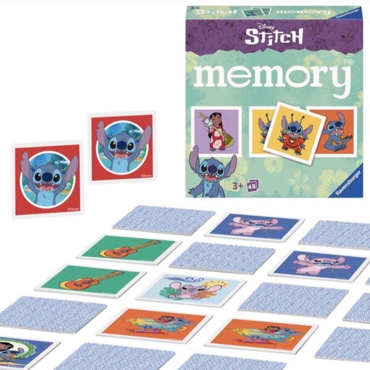 Ravensburger - Disney Stitch Memory - 3+jaar -