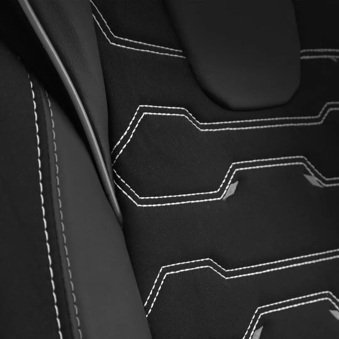 Panda Stoelhoezen Mazda 929 1991-1996 - Ortopedisch Zwart Jacquard