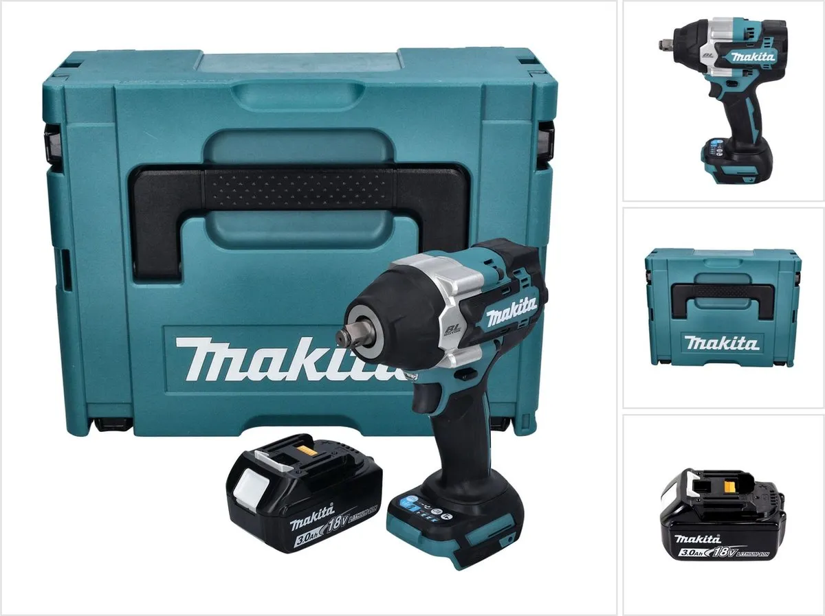 Makita DTW 700 F1J Slagmoersleutel 18V 700Nm