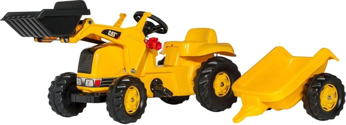 Rolly Toys RollyKid Cat Traptractor met Frontlader