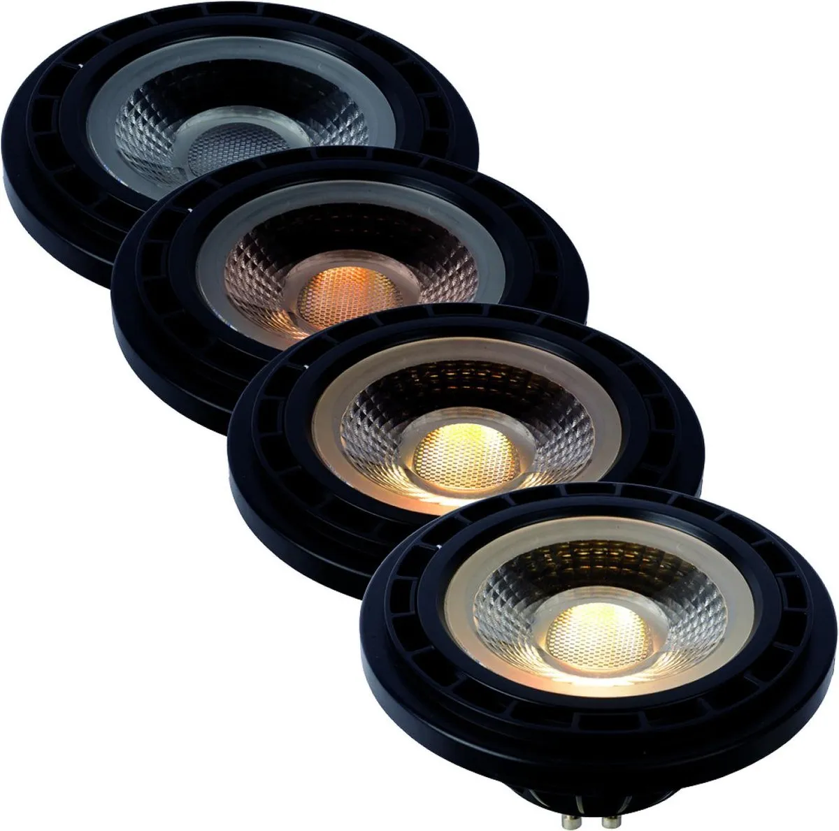 Lucide ES111 LED Lamp Ø11cm - Rookglas - 12W 2200K/3000K