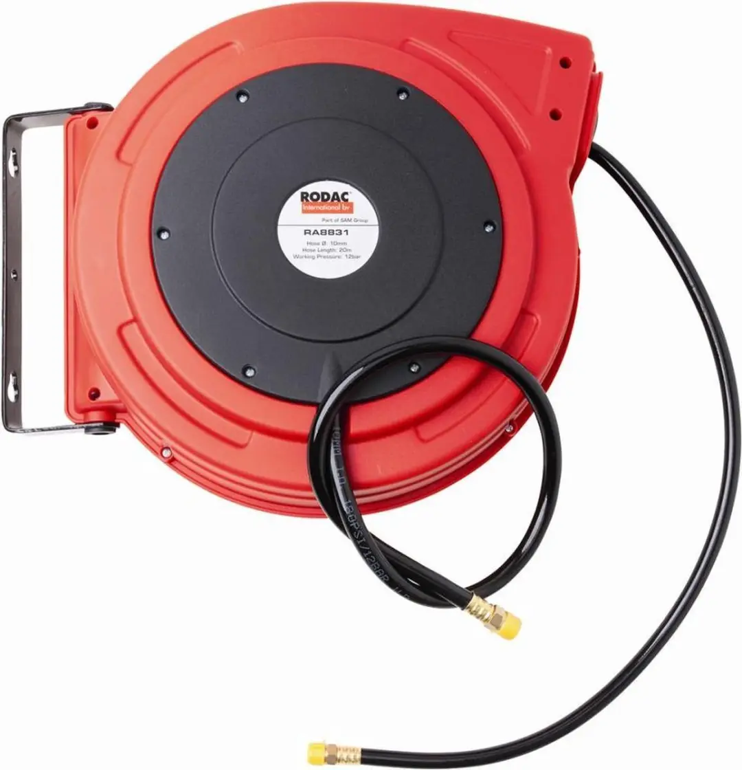 RODAC Automatische Luchtslanghaspel A8831 20m - Meerkleurig