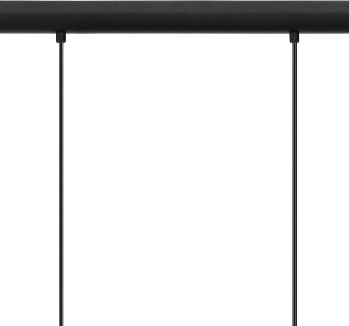 Eglo Chisle Hanglamp E27 - 4 Lichtpunten - 130cm - Zwart/Amber