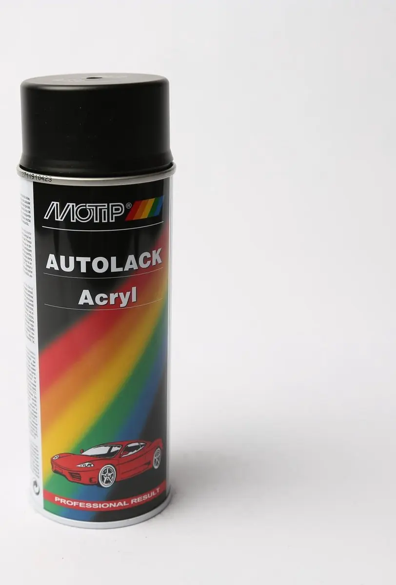Motip Autolak Spuitbus Zwart 400ml