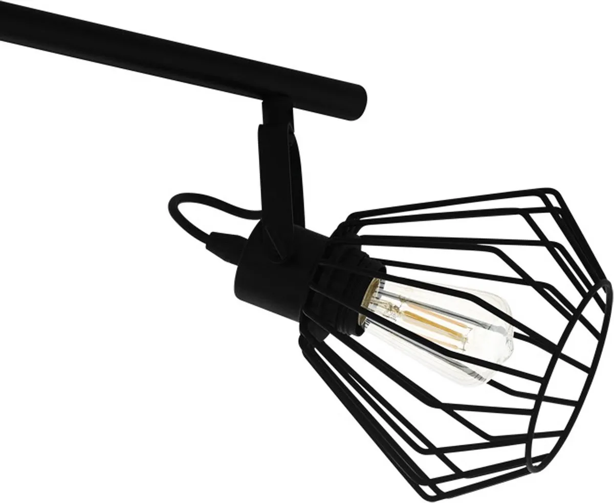 Eglo Tabillano Spot 3-armatuur - 77,5cm - Zwart