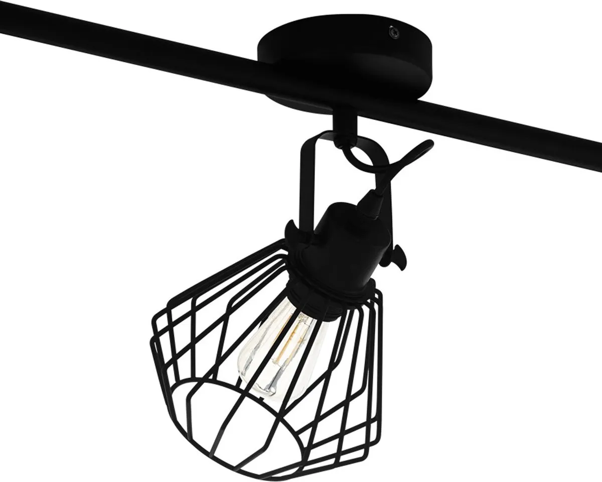 Eglo Tabillano Spot 3-armatuur - 77,5cm - Zwart