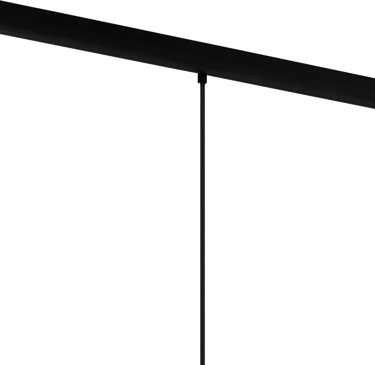 Eglo Anwick Hanglamp E27 - 88cm - Zwart/Rotan