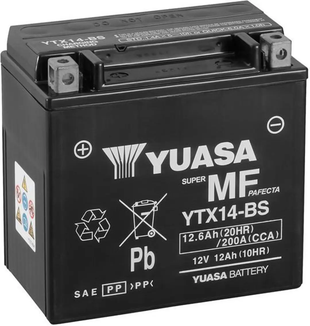 Yuasa YTX14 Accu - 12V - 12mAh - Aprilia