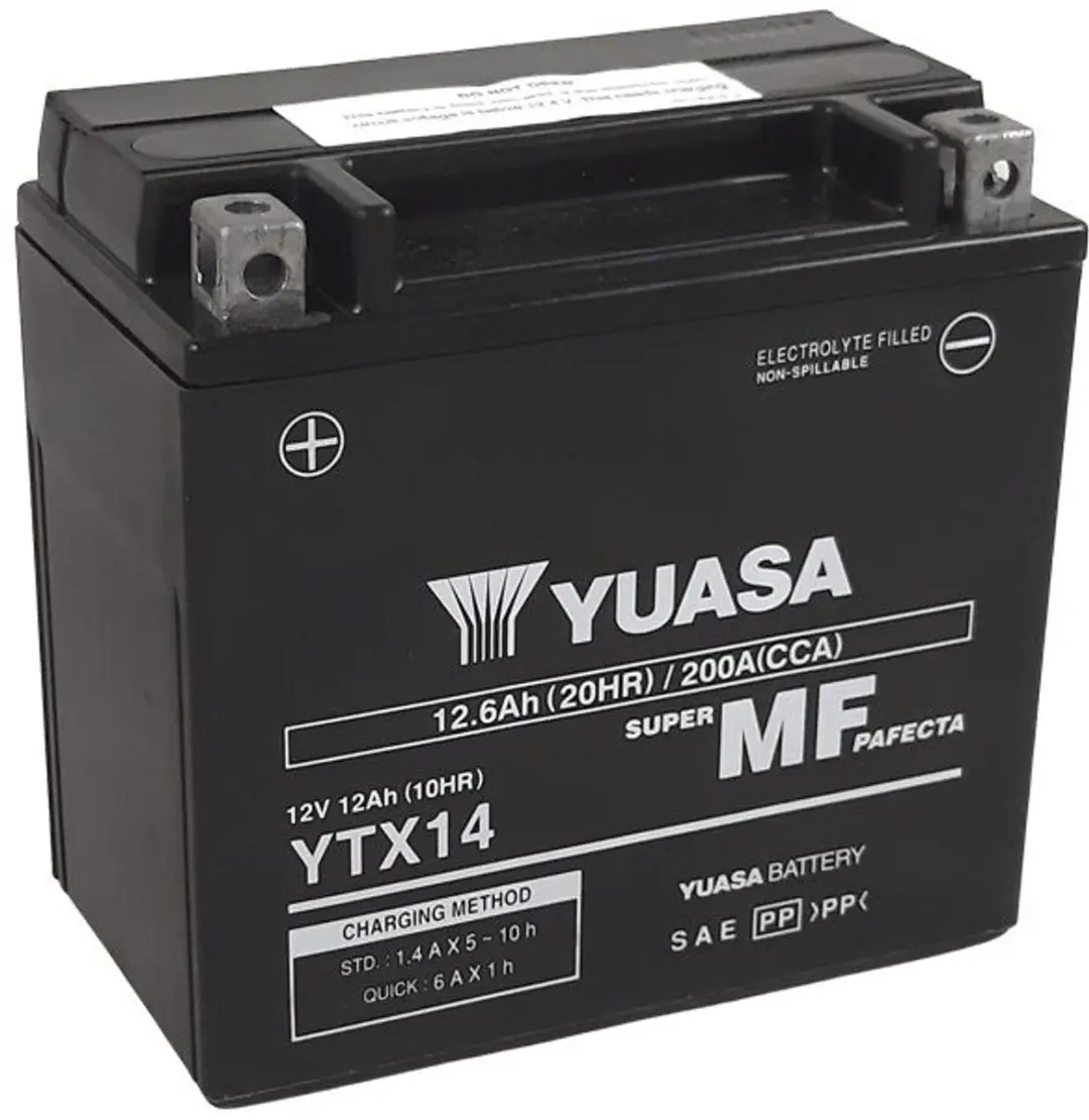Yuasa YTX14 Accu - 12V - 12mAh - Aprilia