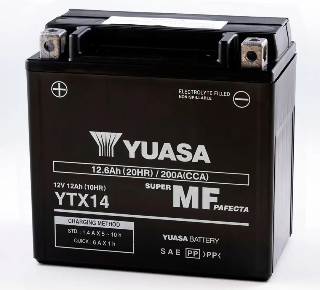 Yuasa YTX14 Accu - 12V - 12mAh - Aprilia