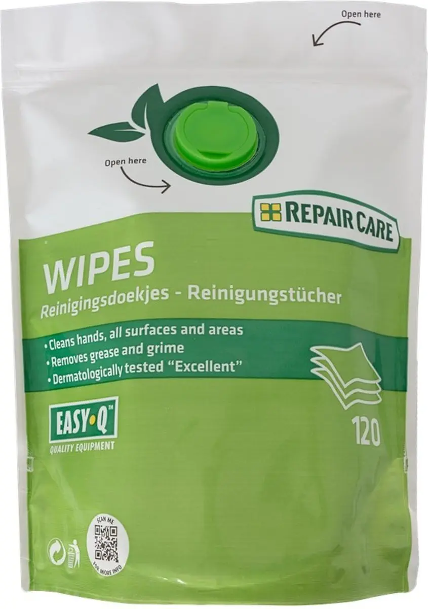 Repair Care EASY•Q Wipes Reinigingsdoekjes - 120 Stuks
