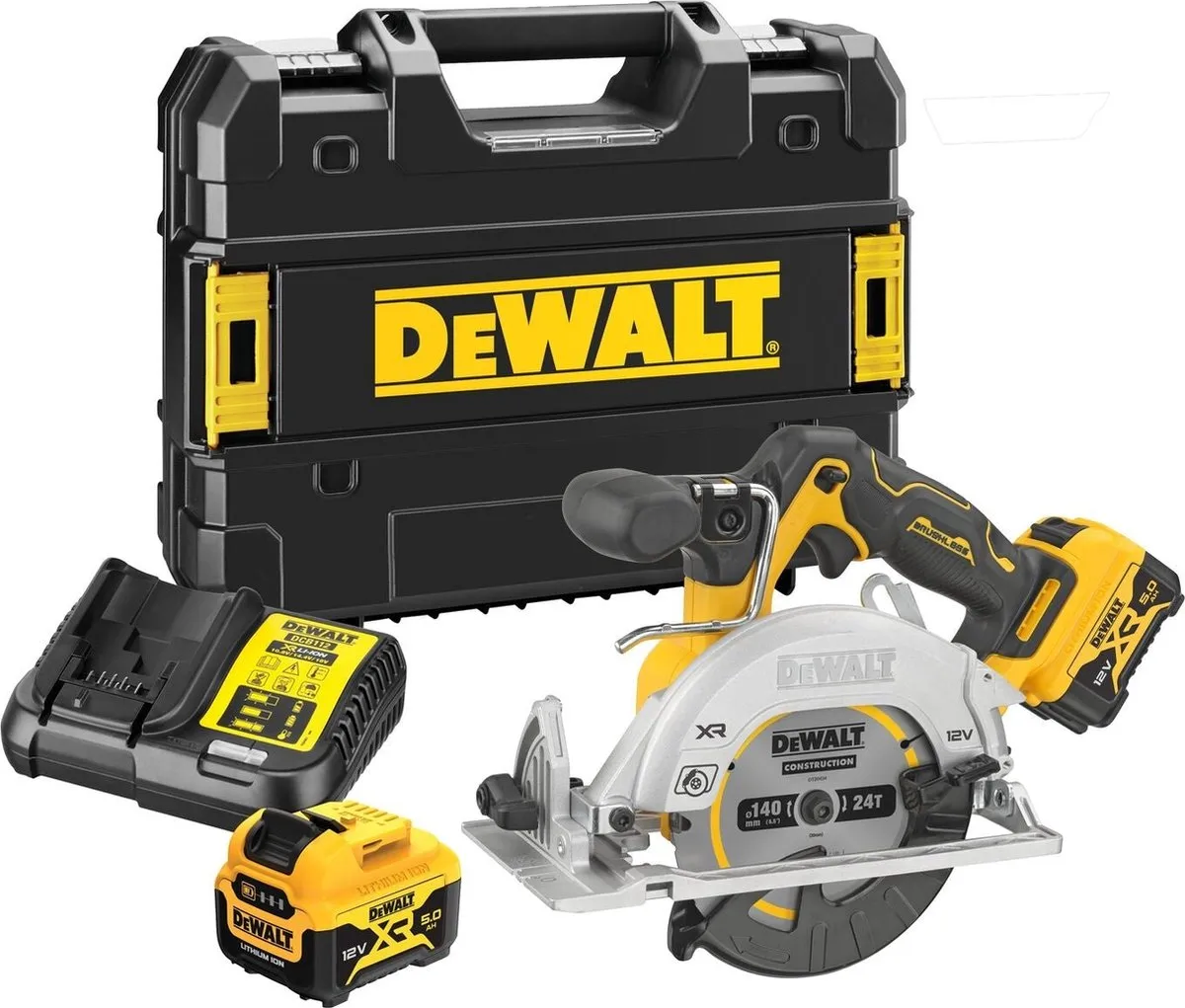 DeWalt DCS512P2 Cirkelzaag 140mm 12V XR