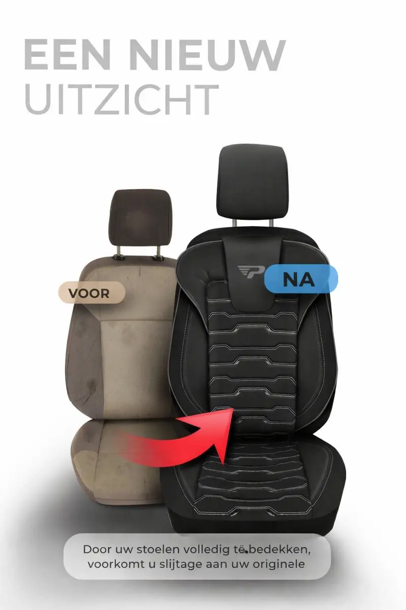 Panda Stoelhoezen Renault Espace 2002-2014 - Ortopedisch Zwart