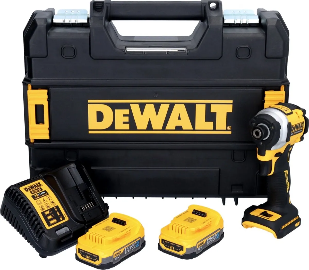 DeWalt DCF850E2T Slagschroevendraaier 205Nm - 18V XR - Geel/Zwart