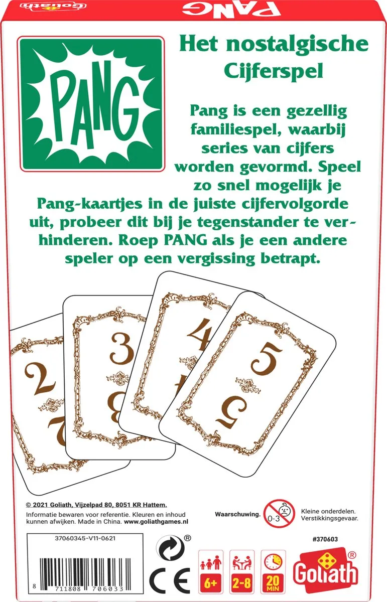 Goliath Pang Familiespel 70603 - 2-6 Spelers