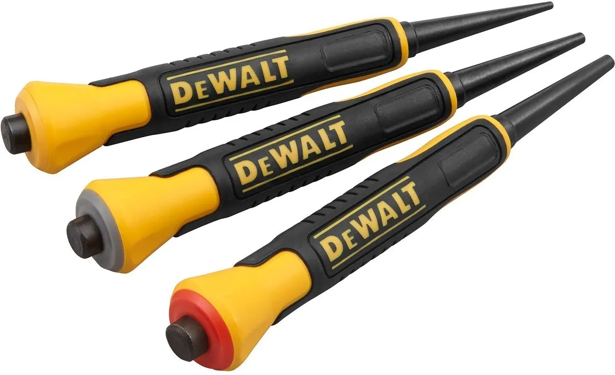 DeWalt DWHT0-58018 Drevelset 3-delig - Geel/Zwart