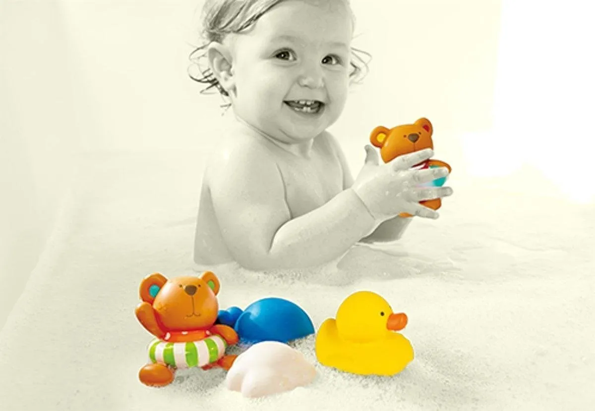 Hape Teddy & Vrienden Badschuim 301951 - Veelkleurig - afbeelding 6 van 6