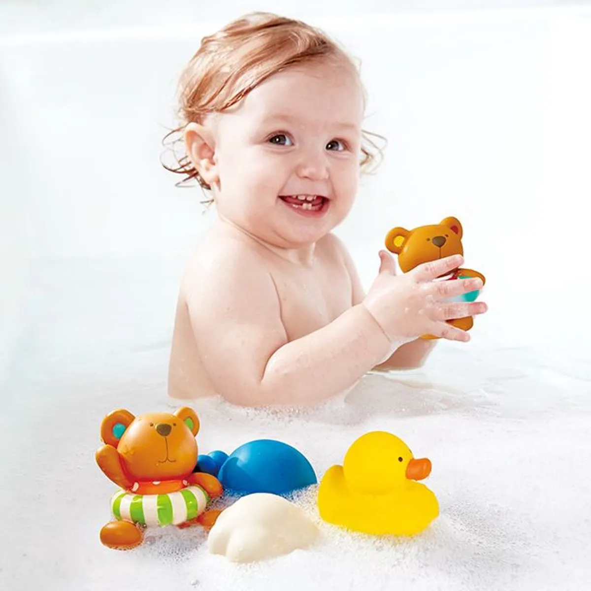 Hape Teddy & Vrienden Badschuim 301951 - Veelkleurig