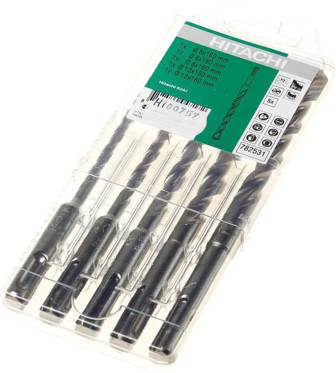 Hikoki SDS-Plus Borenset 5-delig 782531