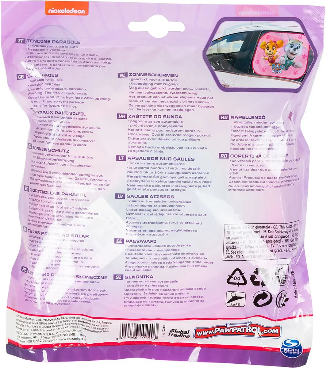 PAW Patrol Pop-Up Zonneschermen Roze