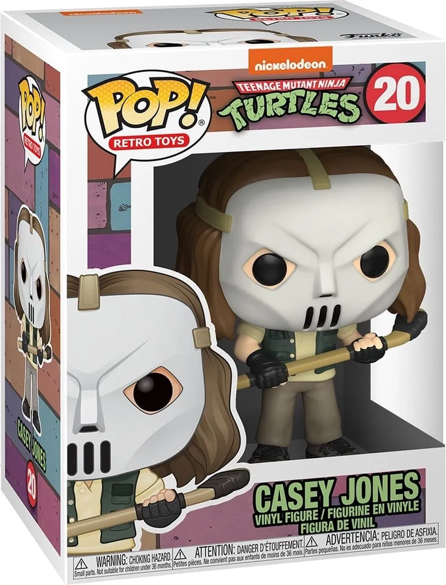 Funko Pop! Casey Jones TMNT Figuur 9cm - Bonte kleuren