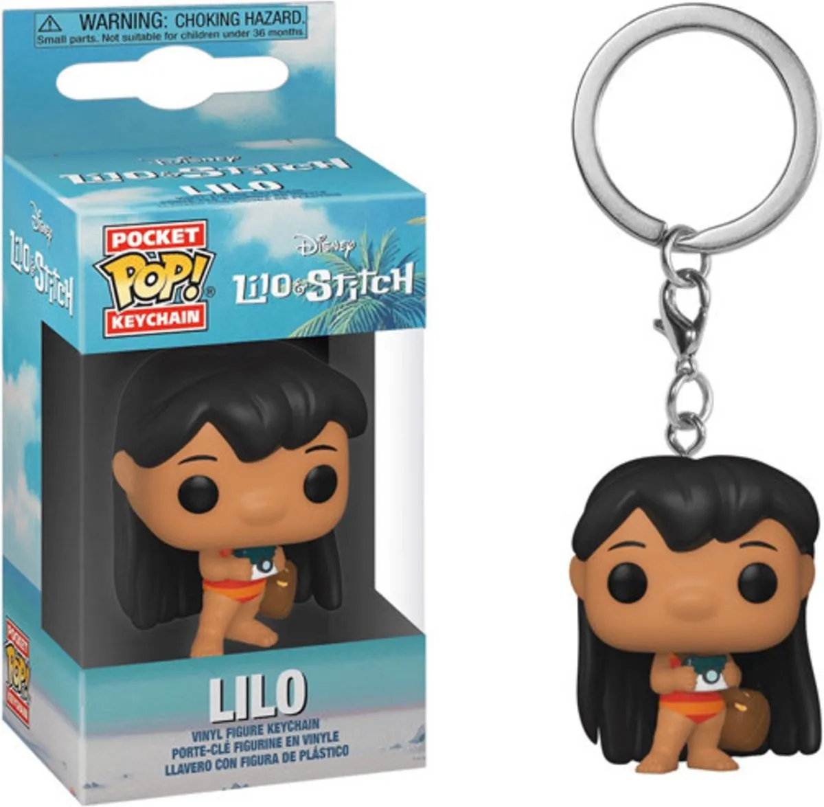 Funko Pocket Pop! Disney Lilo & Stitch Lilo Keychain - 55817 - Multi