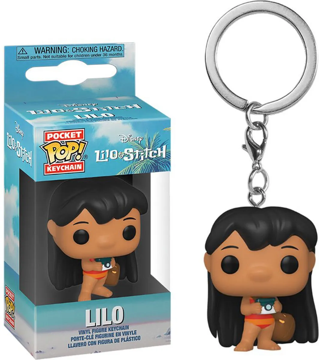 Funko Pocket Pop! Disney Lilo & Stitch Lilo Keychain - 55817 - Multi