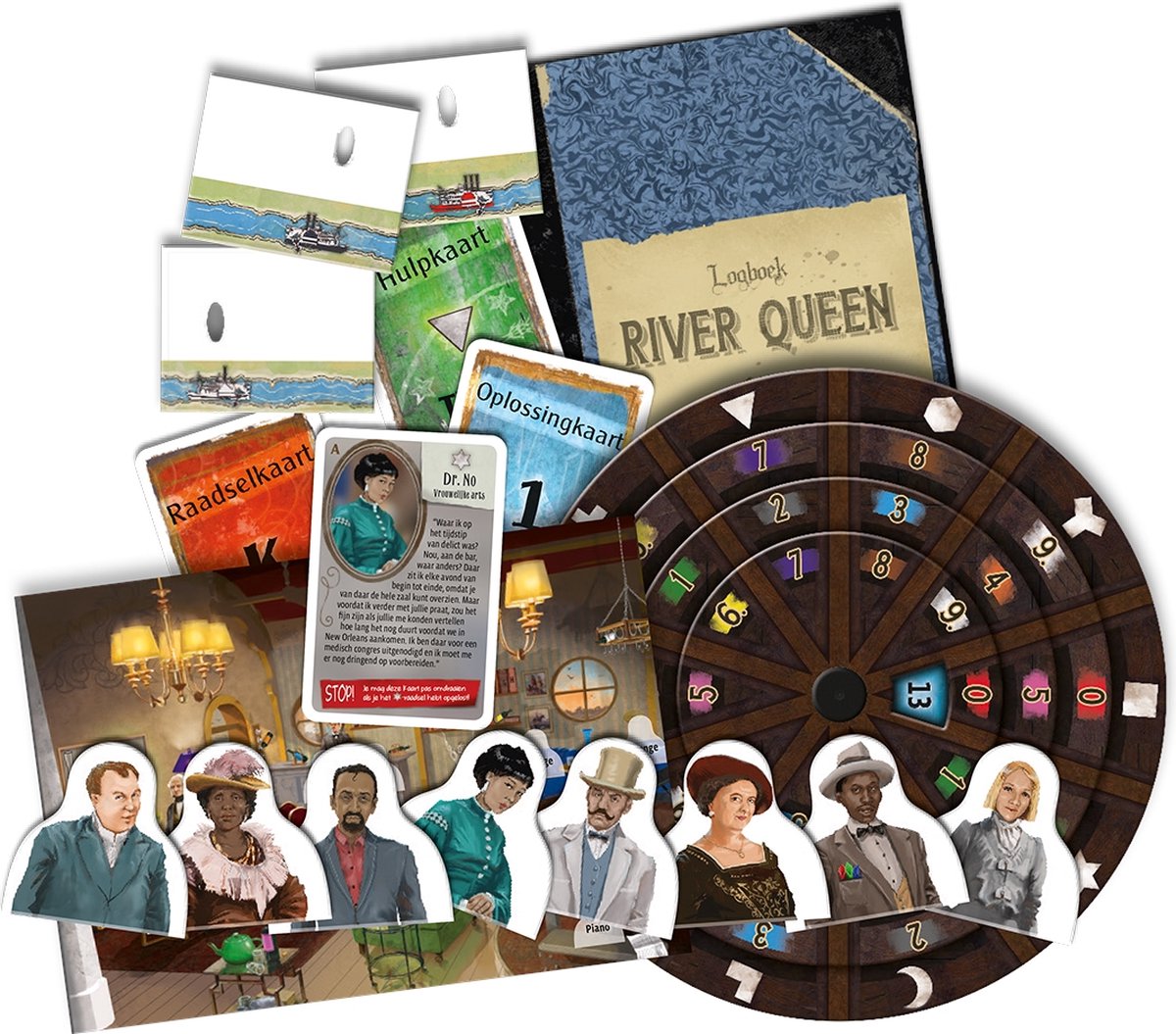 999 Games - EXIT - De beroving op de Mississippi - Breinbreker - Escape Room Spel