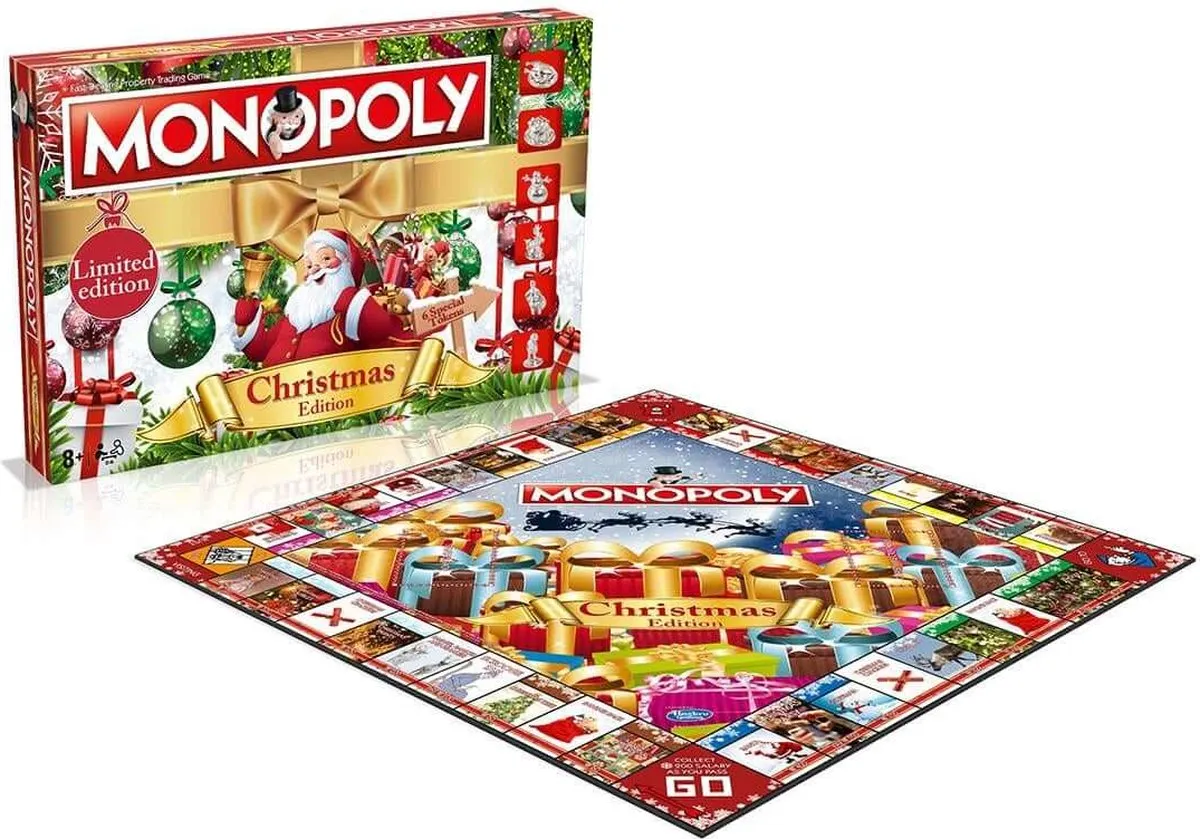 Winning Moves Monopoly Kersteditie - Kerst Bordspel - 2-6 Spelers