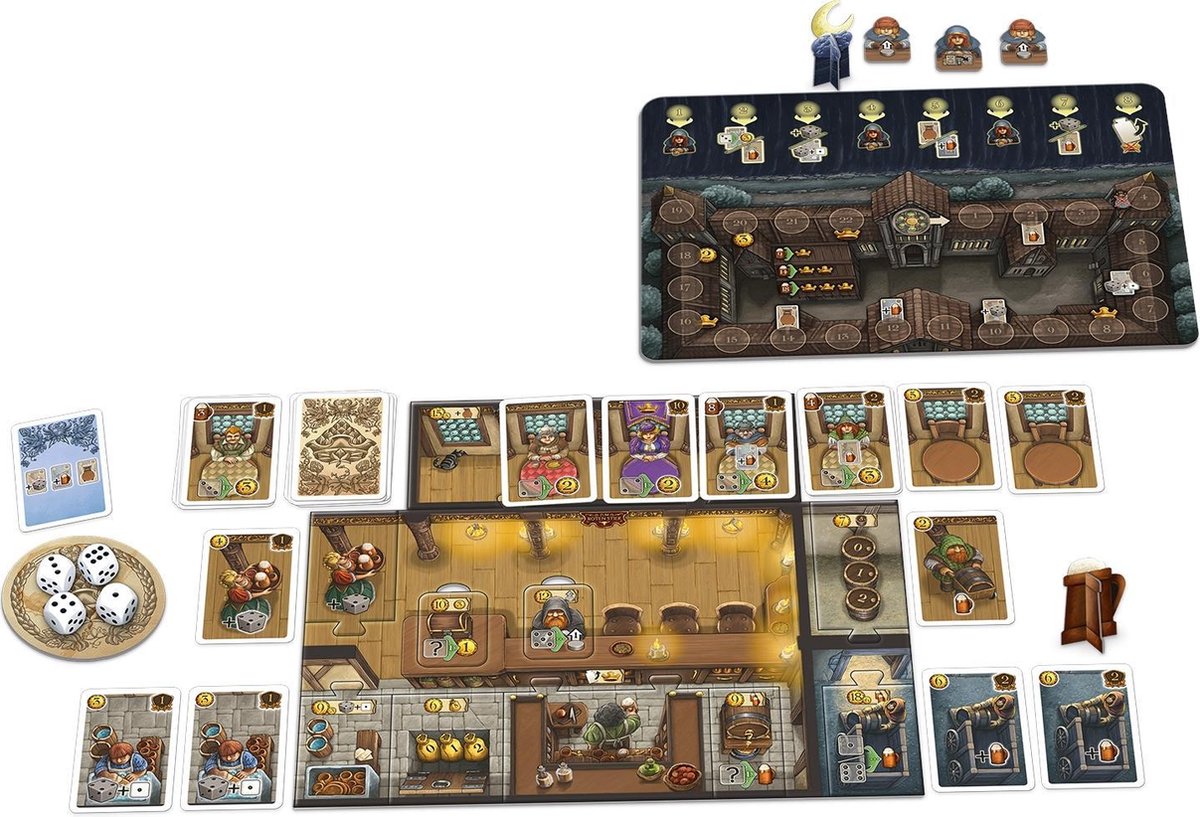 999 Games - De Taveernen van de Oude Stad - Bordspel - Gezelschapsspel