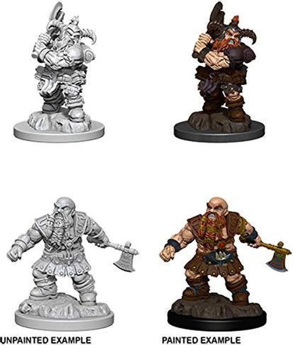 Asmodee Dungeons & Dragons Dwerg Barbarian Miniatuur - Multi