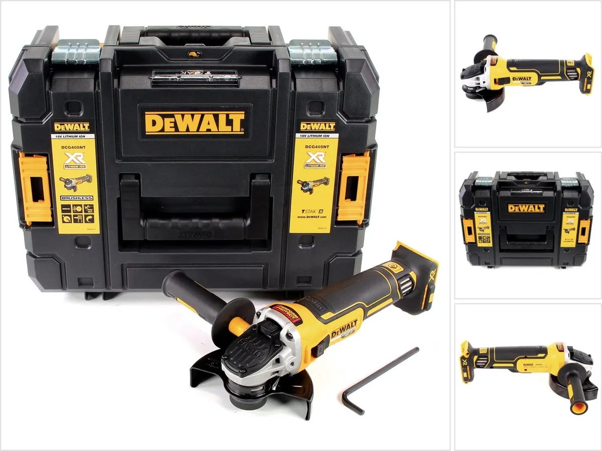DeWalt DCG405NT-XJ accu-haakse slijper 18V 125mm