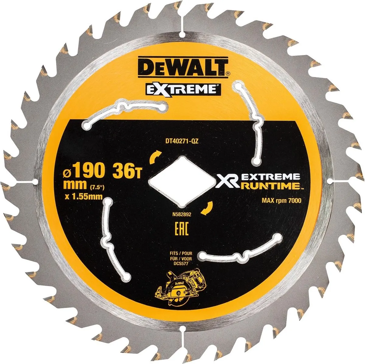DeWalt DT40271-QZ Cirkelzaagblad Hout