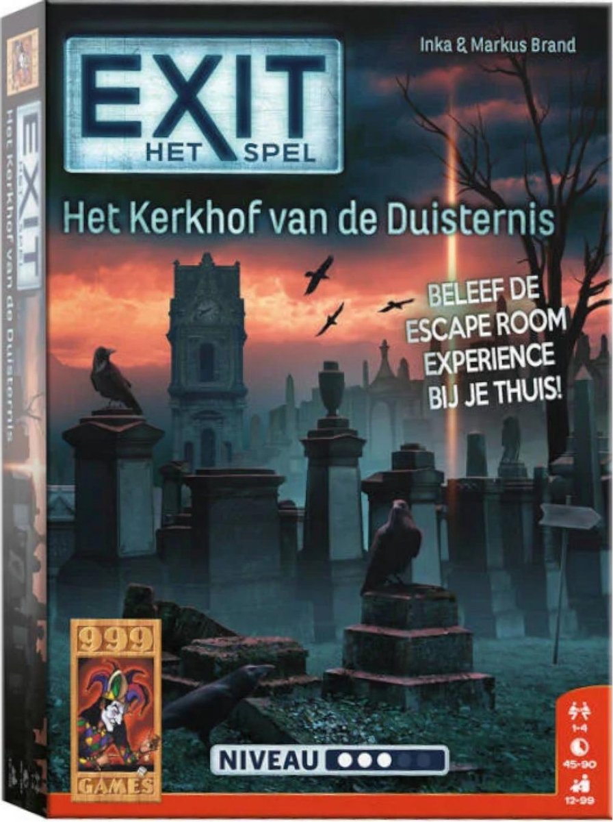999 Games - EXIT - Het kerkhof van de duisternis - Breinbreker - Escape Room Spel