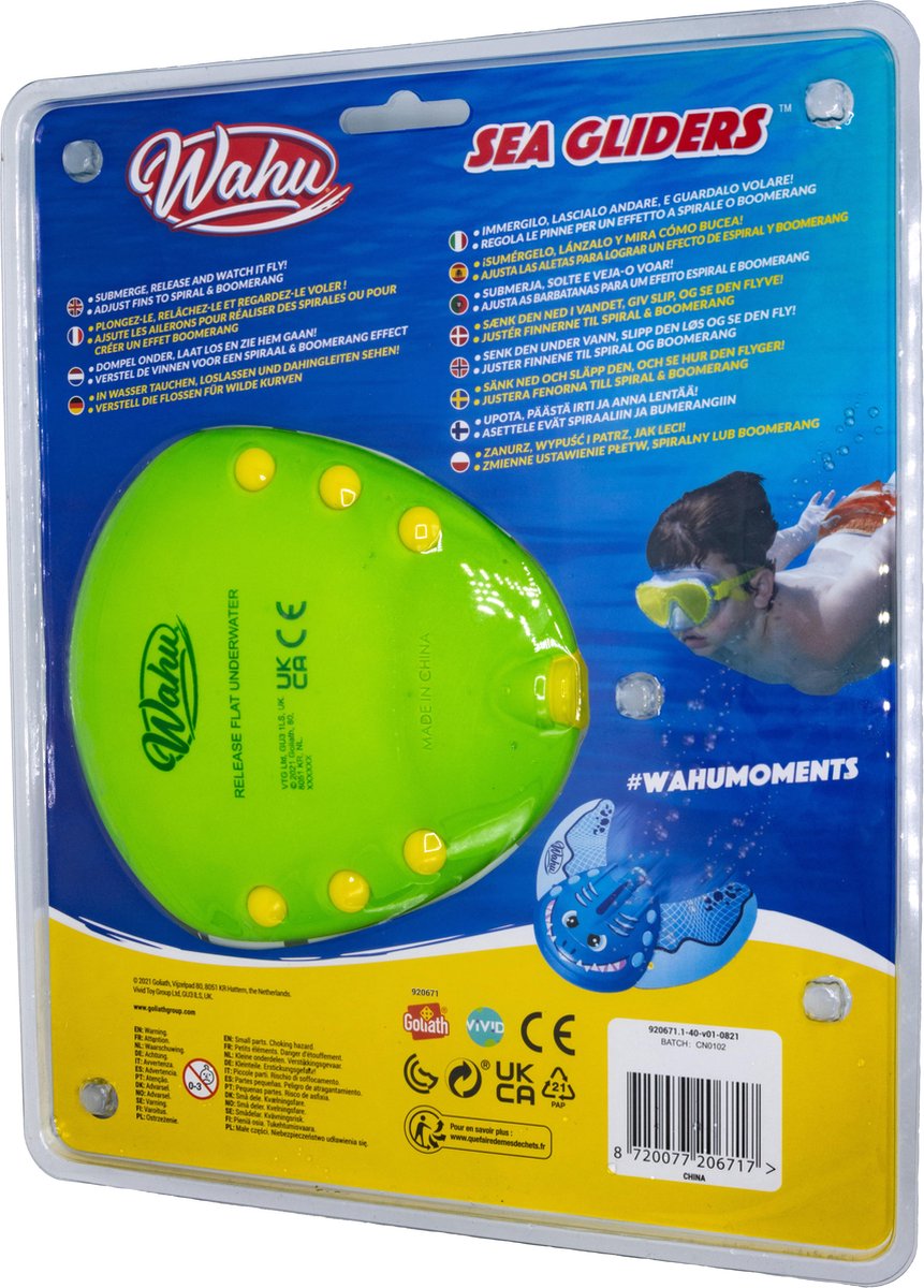 Wahu Sea Gliders - Onderwater Boomerang - Schildpad