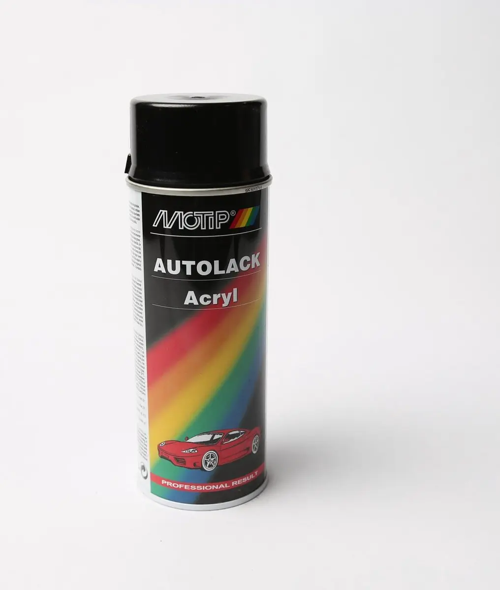 Motip 51011 Autolak Spuitbus Zwart Metallic 400ml
