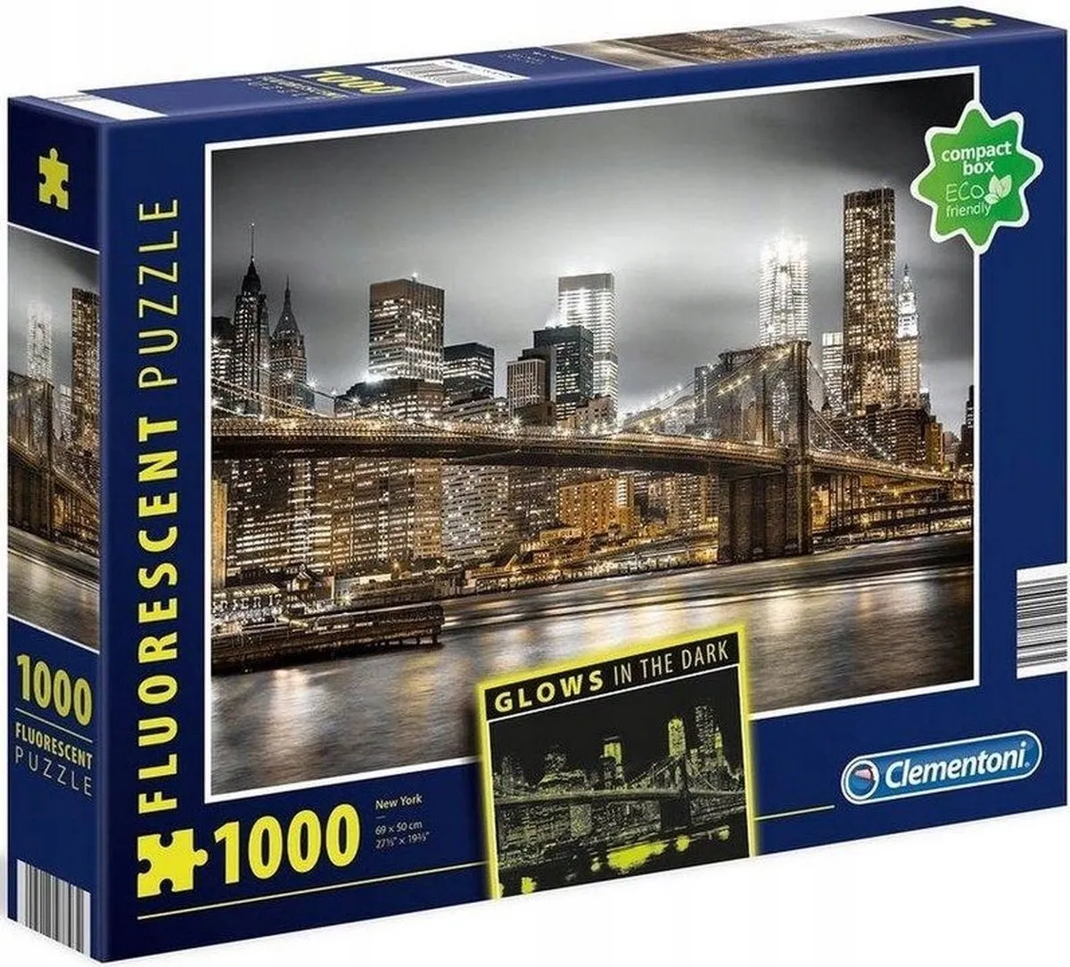 Clementoni New York Skyline Puzzel 1000 Stuks