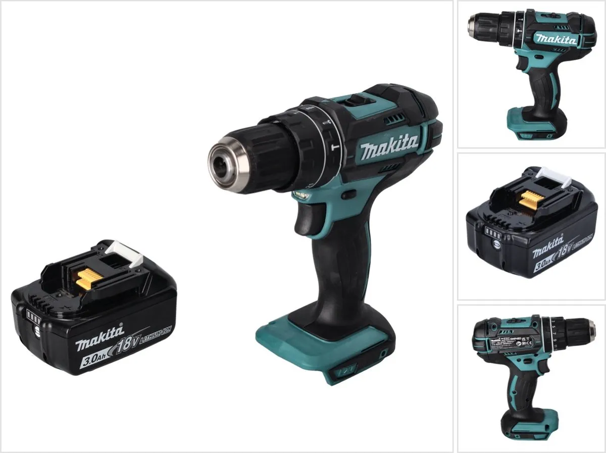 Makita DHP482F1 Klopboormachine 18V 62Nm