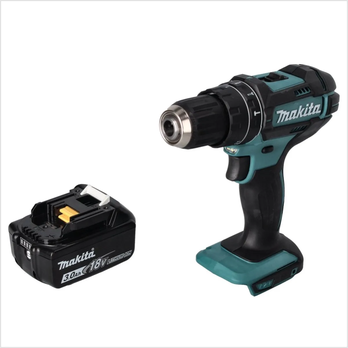 Makita DHP482F1 Klopboormachine 18V 62Nm - 21 standen - 1x 3.0Ah accu