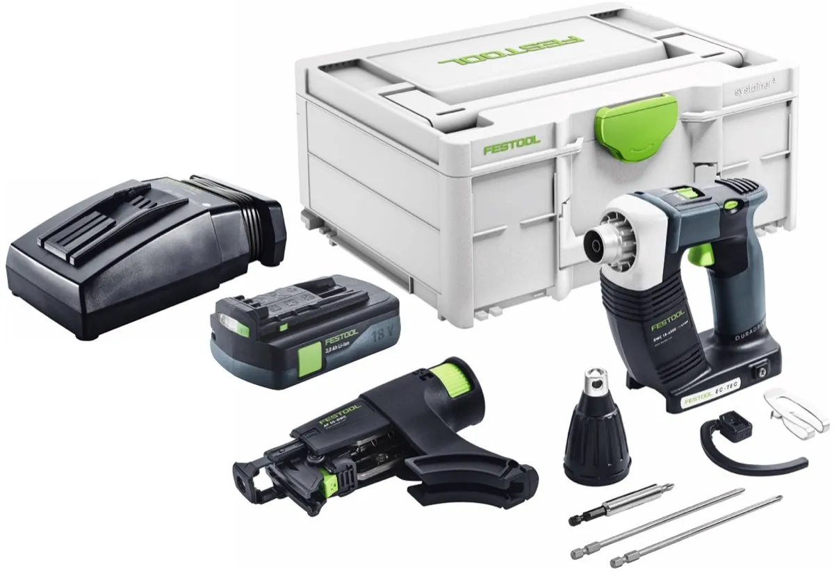 Festool DURADRIVE DWC 18-4500 Bouwschroevendraaier 18V 14Nm - 1x Accu 3,0Ah
