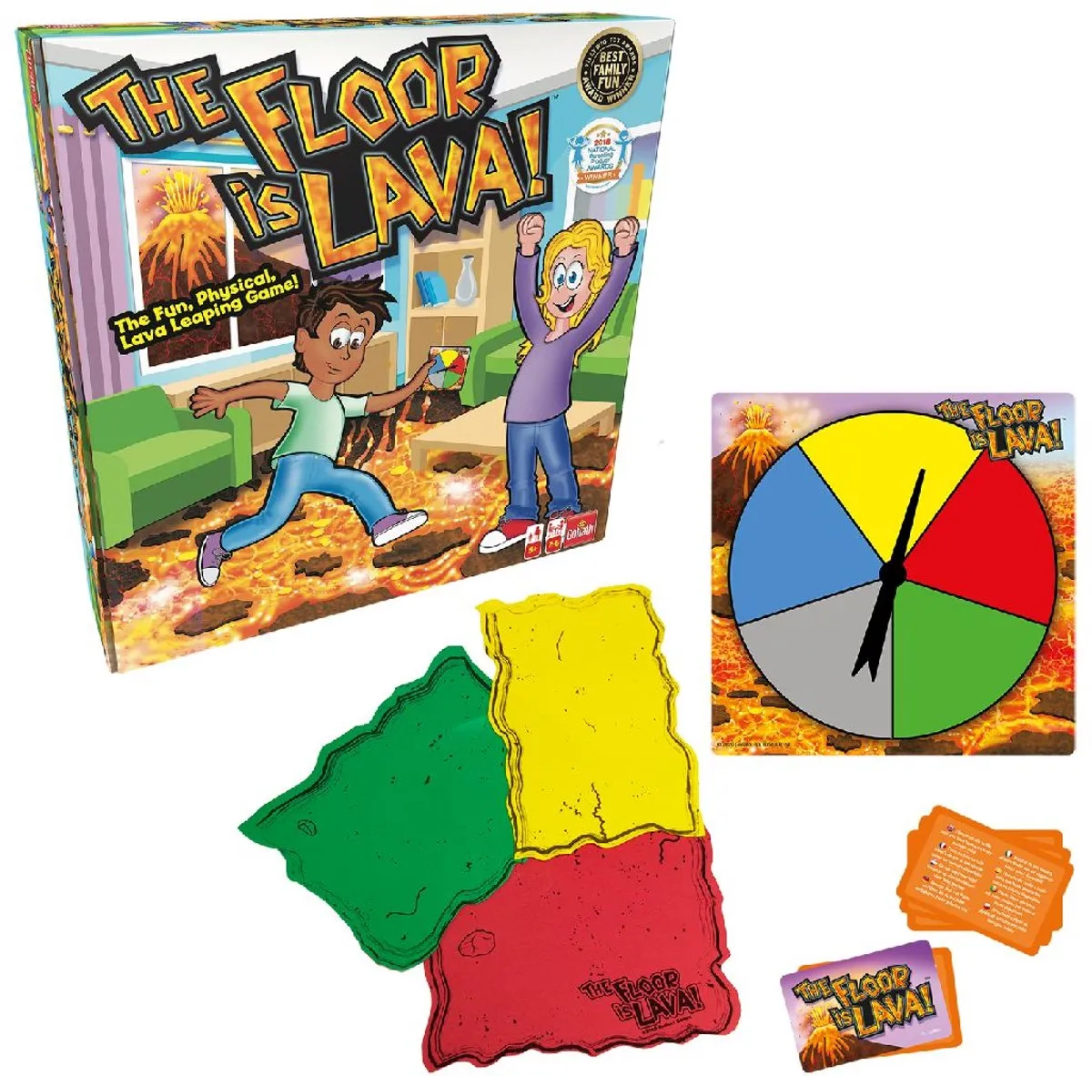 Goliath The Floor is Lava Actiespel - 25 Platformen & 27 Kaarten